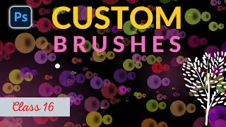Custom Brushes in Photoshop Class 15 | How to install Own Custom brushes in Photoshop | Brush Tool