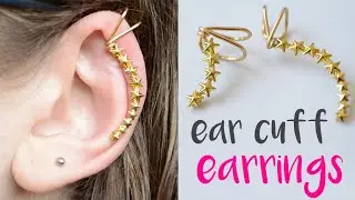 ⭐DIY How to make easy ear cuff earrings with wire  ⭐