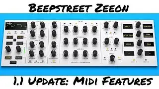 Beepstreet Zeeon : 1.1 Update, Midi Features