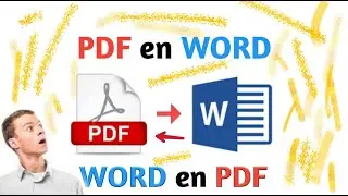 CONVERTIR UN FICHIER PDF en WORD ET WORD en PDF (gratuit) | 2022