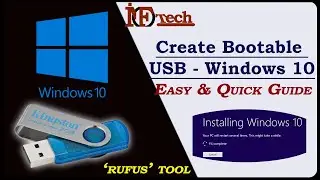 How to Create Bootable USB with MBR Partition type to install Windows 10 on PC