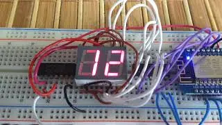 7 segment dual digit with multiplexing