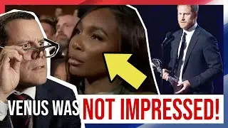 Venus Williams Defiantly REJECTS Harry Accepting Award!
