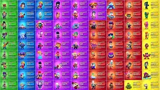All 82 Brawlers Unlock Animation 4K Berry Clancy | Brawlstars™