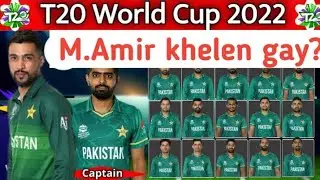 M.Amir Play T20 World cup 2022?||