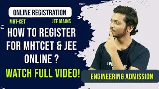 How To Register For Engineering Admission 2021 | MHT CET 2021 | Engineering Registration Process