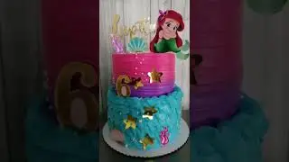 La sirenita #lasirenita #cakeinfantiles #tortasirena