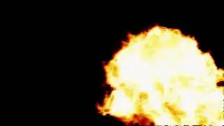 Explosion fire effect animation green screen - Download Stock Footage