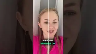Persona app 💚 Best photo/video editor #photoeditor #hairstyle #persona