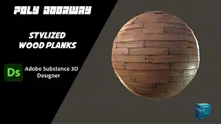 Stylized Wood Planks - Substance Designer