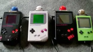 retro fitted super gameboy CPU demo