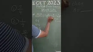 Free Ecet Logics || Techniques||Partial Fractions Short Cut#6
