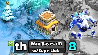 TOP 8 TH8 WAR BASE LINK 2025, TH8 LEGEND BASE, TH8 CWL BASE CLASH OF CLANS