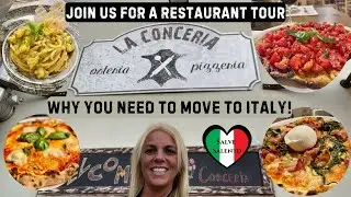 Come on a tour with us to La Conceria restaurant in Galatina Italy! Amazing people food & ambience