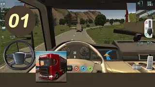 Euro Truck Driver 2018 | Barcelona to Venezia | Part #01 New truck Game Android Gameplay