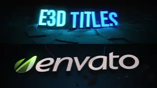 Falling Logo Element 3D /// After Effects Template