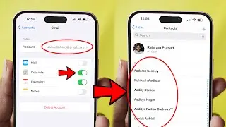 How to Import Contacts From Gmail to iPhone 15 Plus | How to Copy Contacts From Android to iPhone
