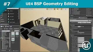 التعديل والتحكم في UE4 | BSP Geometry