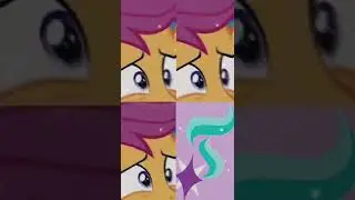 💞☪️Радуга Дэш, Лайтнинг Даст, Скуталу и Старлайт Глиммер эдит💘💫