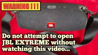 JBL EXTREME: HOW TO OPEN