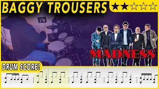 Baggy Trousers - Madness | DRUM SCORE Sheet Music | 