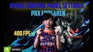 Nvidia Control Panel Settings PRX f0rsakeN