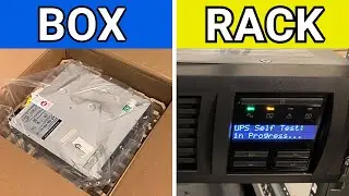 How to Install a Rack Mounted UPS (APC SMT1500)