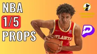 PRIZEPICKS NBA 1/5 PICKS | PLAYER PROPS