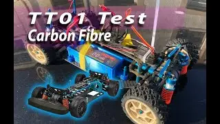 Tamiya TT01 1/10 RC Carbon Fibre & Alloy car kit testing