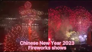 Chinese New Year fireworks show | Newyear 2023 in China | Chinese New Year celebrations