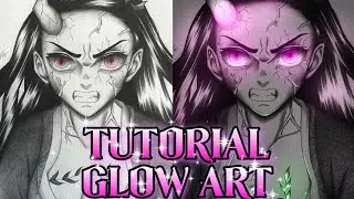 Ibis paint x - Tutorial glow art