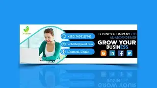How to Create a Email Signature with Images Social Icons Logo Pixellab Tutorial