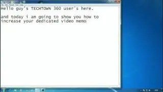 How to increase dedicated video memory.