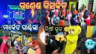 ଗଣେଶ ବିସର୍ଜନ ପୁରା ଘୋଘା 😱 #odiavlog 