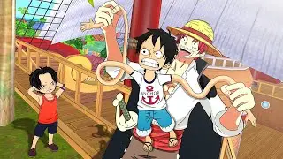 Shanks babysits Ace and Luffy! (one piece vr)
