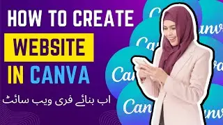Create a Portfolio Website in 5 Minutes in Canva - FREE!