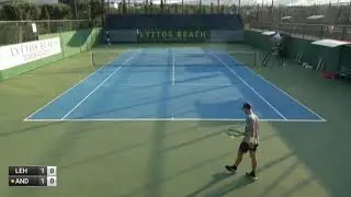 Adrian Andreev vs. Jiri Lehecka 6-3, 6-4 M15 Heraklion, Greece (F) 28.11.2020.