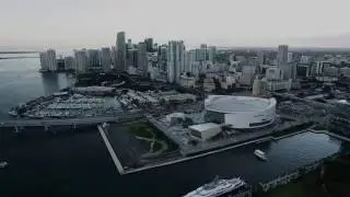 Downtown Miami Aerial HD Video