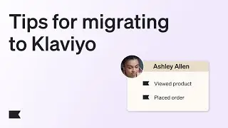 What data should I migrate to Klaviyo from my old ESP