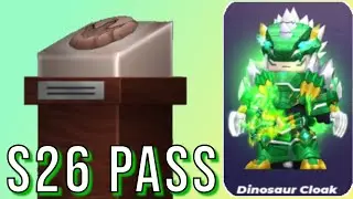 Blockman Go Skyblock || Season 26 Pass Is Here Dinosaur Cloak...