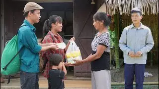 On the way back to their hometown, De and Huyen visited Adam's family.