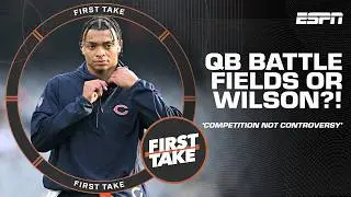 COMPETITION NOT CONTROVERSY! - Kimberley on Steelers QB BATTLE between Fields & Wilson | First Take