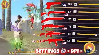 Free Fire Headshot Sensitivity setting 2025 ⚡️ Best Sensitivity Settings ⚙️|  HudSettings 98