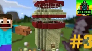I BUILDED A WATCH TOWER IN MINECRAFT | GreenOx Gaming