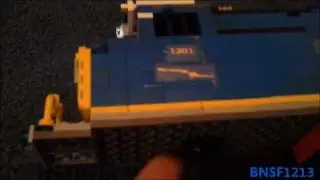 Lego CSX SD70ACE: Custom Model With Working Headlights