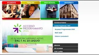 Inscripción IMAT 2020 | ¿Cómo estudiar MEDICINA en ITALIA?
