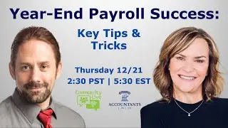 12 Year-End Payroll Tips & Tricks to finish the year correctly!
