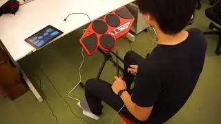 Drum mania Controller with Arduino UNO