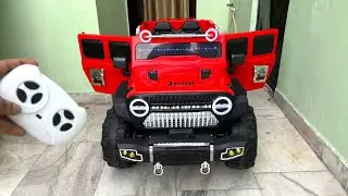 RC Offroad Jeep Unboxing & Testing | Ride on Jeep | Remote control jeep 4x4 | Shamshad Maker🔥🔥