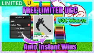 [FREE LIMITED UGC] 1% FINISH Script • Auto Instant Wins [Roblox]